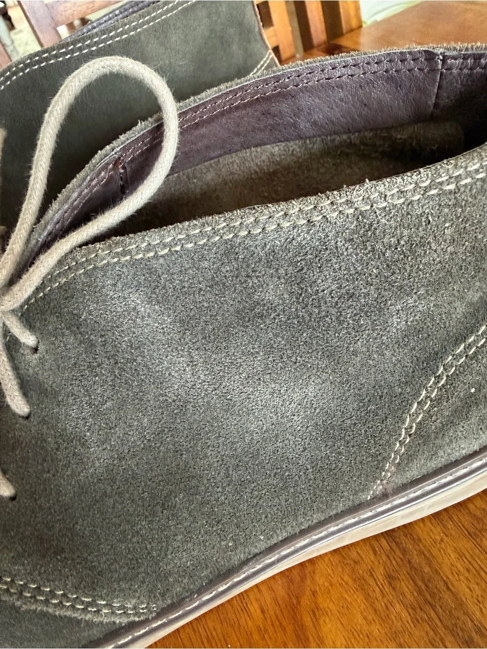 Men's Johnston & Murphy Taupe Suede Chukka Boots